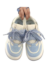 Chaussures décontractées à plateforme roses